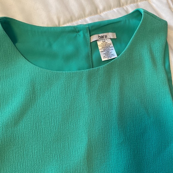 Bar III - Mint green crop blouse - Picture 2 of 2
